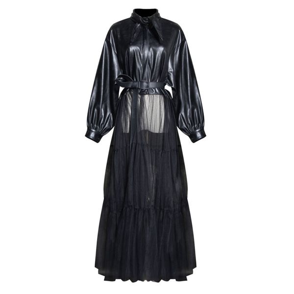 imucci 2020 new spring summer turn-down cllar black jackets pu split jount lace hem korean fashion loose women coat tm1440
imucci 2020 new spring summer turn-down cllar black jackets pu split jount lace hem korean fashion loose women coat tm1440