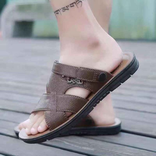 genuine leather sandals slippers designer slides summer fashion flat slipper wide mouth 38-45 x110, Black
genuine leather sandals slippers designer slides summer fashion flat slipper wide mouth 38-45 x110, Black
