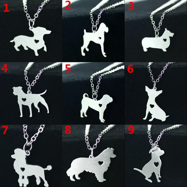stainless steel necklace fashion cute dog pendant necklace for women and men charm pet long necklace, Golden;silver
stainless steel necklace fashion cute dog pendant necklace for women and men charm pet long necklace, Golden;silver