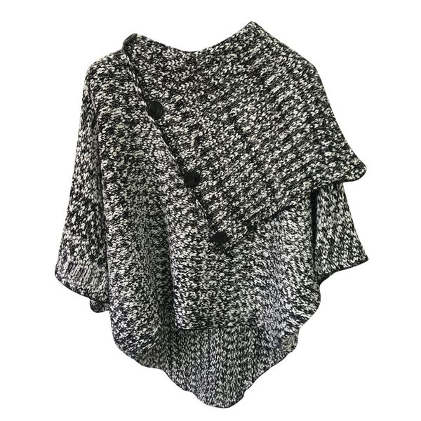 2019 new ladies autumn winter batwing sleeve irregular sweater personality fashion lapel diagonal buckle button sweater l1115, White;black
2019 new ladies autumn winter batwing sleeve irregular sweater personality fashion lapel diagonal buckle button sweater l1115, White;black