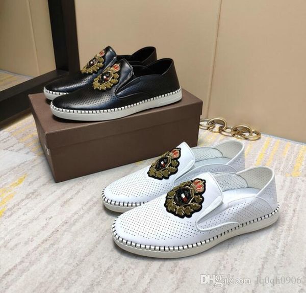 2019 mens brand casual flats breathable sneaker slip on punching embroidery loafers shoes hombre 38-44, Black
2019 mens brand casual flats breathable sneaker slip on punching embroidery loafers shoes hombre 38-44, Black