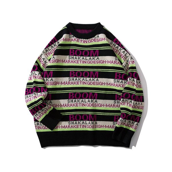 2019 autumn winter sweaters men letter striped oversized streetwear hip hop sweaters fashion loose couples knitter r2173, White;black
2019 autumn winter sweaters men letter striped oversized streetwear hip hop sweaters fashion loose couples knitter r2173, White;black