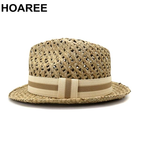 hoaree men women straw sun hat british style trilby hat summer beach hand knitting hollow out casual porkpie jazz, Blue;gray
hoaree men women straw sun hat british style trilby hat summer beach hand knitting hollow out casual porkpie jazz, Blue;gray
