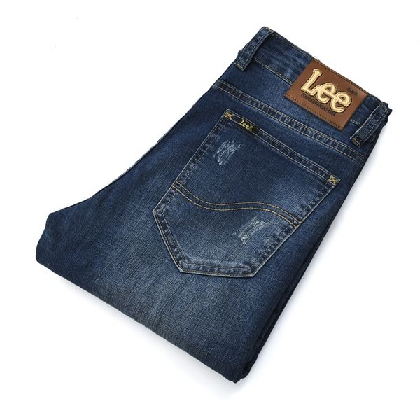 big brand 2019 spring and summer new style straight-cut business jeans young men's medium waist elasticity large size men's trou, Blue
big brand 2019 spring and summer new style straight-cut business jeans young men's medium waist elasticity large size men's trou, Blue