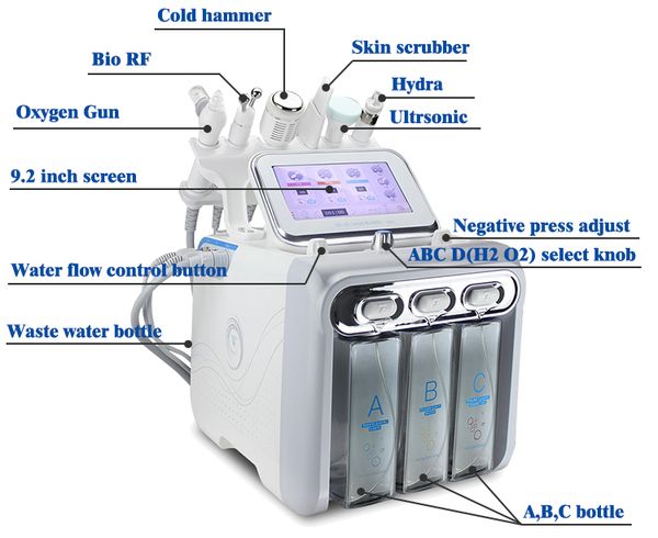 2019 professional 6 in 1microcurrent facial machine skin scrubber ultrasonic oxygen injection oxygen spray beauty machine
2019 professional 6 in 1microcurrent facial machine skin scrubber ultrasonic oxygen injection oxygen spray beauty machine