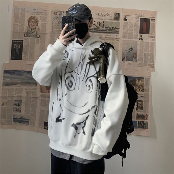 lychee harajuku cartoon boy print women fleece hooded sweatshirts spring autumn winter lady casual loose female hoodies, Black
lychee harajuku cartoon boy print women fleece hooded sweatshirts spring autumn winter lady casual loose female hoodies, Black