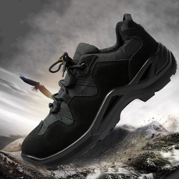 men big size steel toe cap working safety shoes cowboy outdoor security boots cow leather worker shoe man chaussure, Black
men big size steel toe cap working safety shoes cowboy outdoor security boots cow leather worker shoe man chaussure, Black