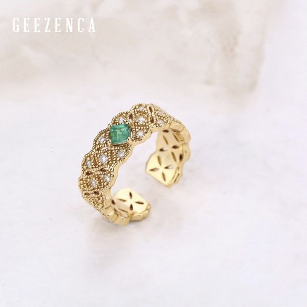 925 sterling silver lace природные изумруд топаз турмалин открытые кольца суд стиль цвет драгоценное кольцо изящные ювелирные изделия женщин, Golden;silver
925 sterling silver lace природные изумруд топаз турмалин открытые кольца суд стиль цвет драгоценное кольцо изящные ювелирные изделия женщин, Golden;silver
