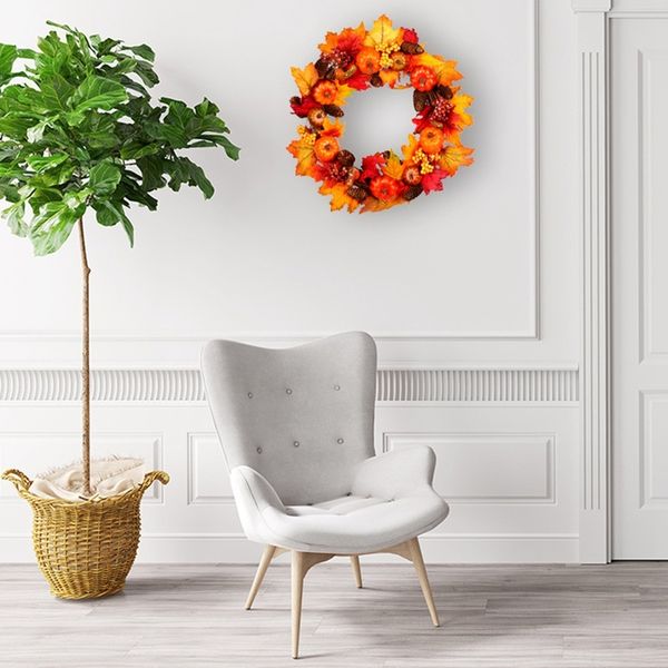 45cm pumpkin wreath front door display garland wall window spooky halloween christmas home decor thanksgiving festive decorati
45cm pumpkin wreath front door display garland wall window spooky halloween christmas home decor thanksgiving festive decorati