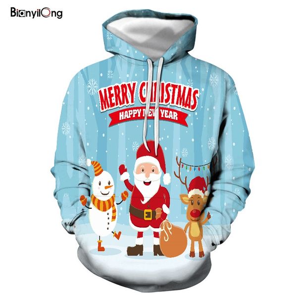 2019 new hoodies man christmas new autumn and winter hoodie 3d printing old man and elk print hoodie couple models hip hop, Black
2019 new hoodies man christmas new autumn and winter hoodie 3d printing old man and elk print hoodie couple models hip hop, Black