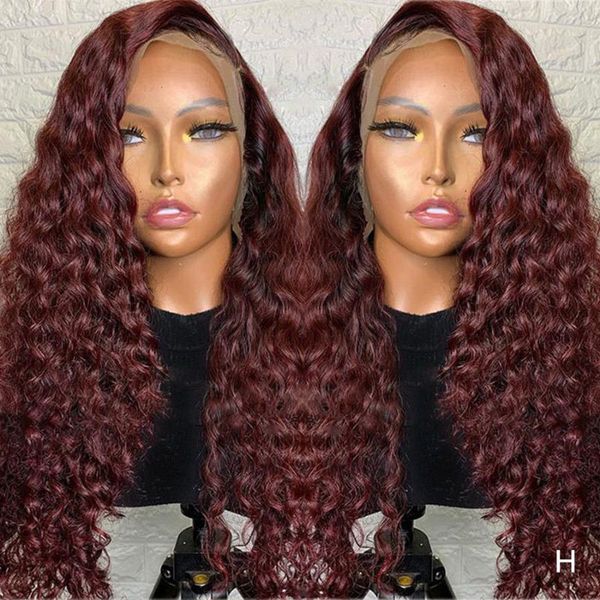 roselover burgundy 13*6 lace front human hair wigs 99j curly human hair wig remy brazilian pre plucked bleached knots 150% 8-24, Black;brown
roselover burgundy 13*6 lace front human hair wigs 99j curly human hair wig remy brazilian pre plucked bleached knots 150% 8-24, Black;brown