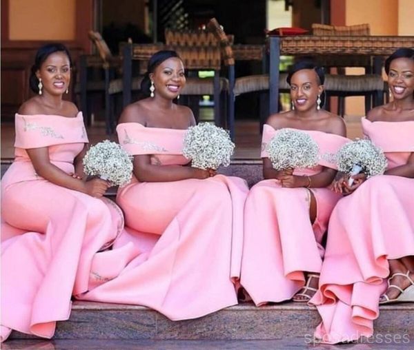 african arabic plus size pink mermaid bridesmaid dresses off shoulder floor length maid of honor gowns split evening dress, White;pink
african arabic plus size pink mermaid bridesmaid dresses off shoulder floor length maid of honor gowns split evening dress, White;pink