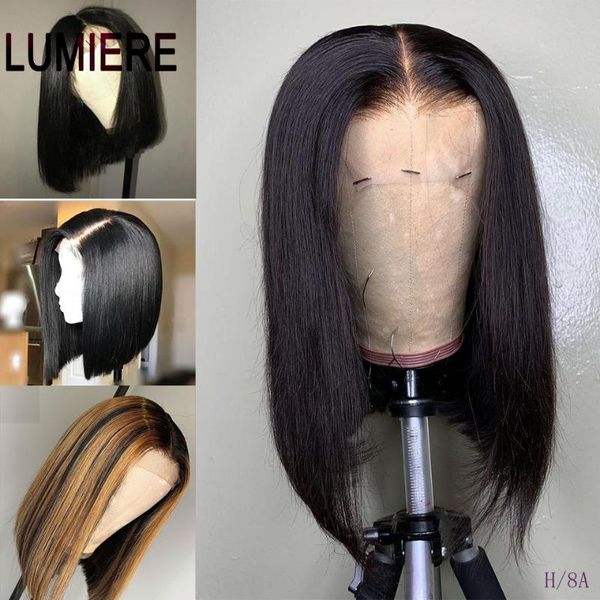 lumiere hair 13x4 short lace front human hair wigs brazilian straight bob wig pre plucked hairline with baby lace wig remy, Black;brown
lumiere hair 13x4 short lace front human hair wigs brazilian straight bob wig pre plucked hairline with baby lace wig remy, Black;brown