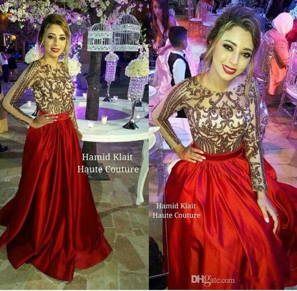 2020 fast shippingtulle long sleeve backless a line red beaded african prom dresses long party evening dresses, Black
2020 fast shippingtulle long sleeve backless a line red beaded african prom dresses long party evening dresses, Black