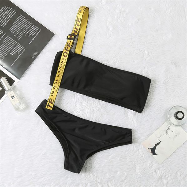 womens active bikinis new letters girls swimsuits fashion lace up swimwears waist bandage three-point swimsuit backless vest, White;black
womens active bikinis new letters girls swimsuits fashion lace up swimwears waist bandage three-point swimsuit backless vest, White;black