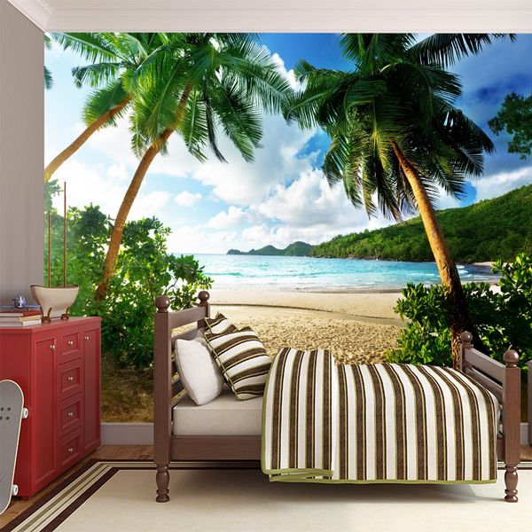 3d large mural beach coco blue ocean sky mediterranean scenery wallpaper sofa living room tv background bedroom study wall background decor
3d large mural beach coco blue ocean sky mediterranean scenery wallpaper sofa living room tv background bedroom study wall background decor