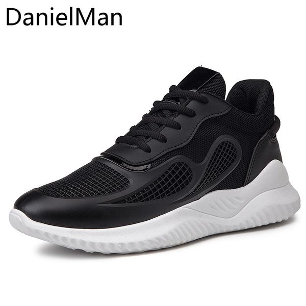danielman men chunky sneakers shoes leather lace-up flat casual shoes breathable comfortable tenis footwear masculino adulto, Black
danielman men chunky sneakers shoes leather lace-up flat casual shoes breathable comfortable tenis footwear masculino adulto, Black