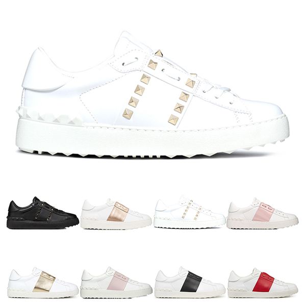 2020 new arrival mens sneakers genuine leather white fashion mens women leather casual open low sports size 35-46 with box, Black
2020 new arrival mens sneakers genuine leather white fashion mens women leather casual open low sports size 35-46 with box, Black
