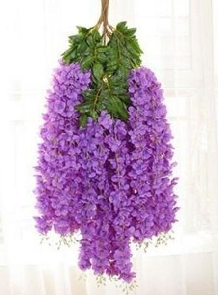 elegant wisteria vines with dense planting wisteria flowers and rayon flower vines decorate the wedding garden home party eea40
elegant wisteria vines with dense planting wisteria flowers and rayon flower vines decorate the wedding garden home party eea40