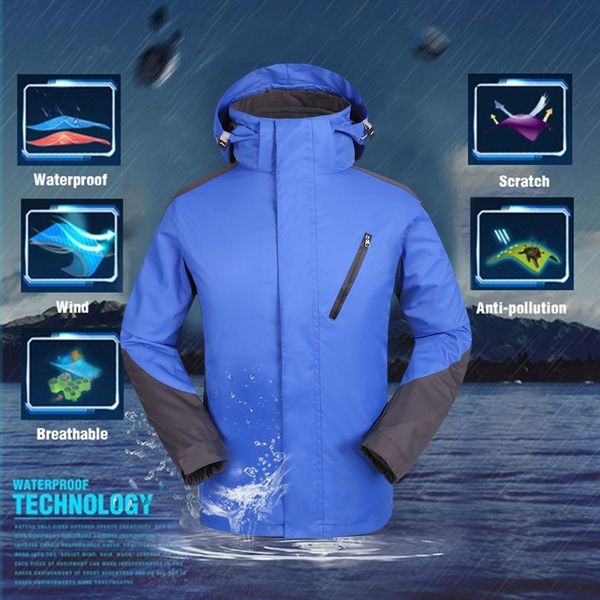 windbreaker waterproof jacket hiking camping outdoor sport softshell jacket men winter men breathable coat corta vento, Blue;black
windbreaker waterproof jacket hiking camping outdoor sport softshell jacket men winter men breathable coat corta vento, Blue;black