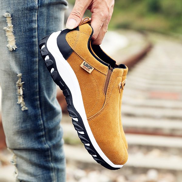 men casual shoes sport breathable slip-on drive shoes sneakers leather outdoors decoration size 44 trainers trainers, Black
men casual shoes sport breathable slip-on drive shoes sneakers leather outdoors decoration size 44 trainers trainers, Black