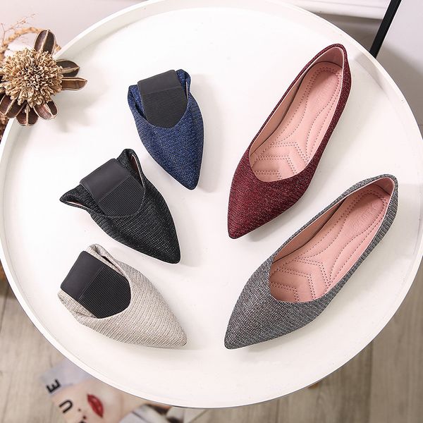 casual woman platform shoes soft dress flats women all-match pointed toe shallow mouth new summer big size pu solid microfiber, Black
casual woman platform shoes soft dress flats women all-match pointed toe shallow mouth new summer big size pu solid microfiber, Black
