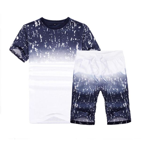 men's sports suit summer casual wear quick-drying fitness short-sleeved shorts ice silk two-piece set round neck track suits, Gray
men's sports suit summer casual wear quick-drying fitness short-sleeved shorts ice silk two-piece set round neck track suits, Gray