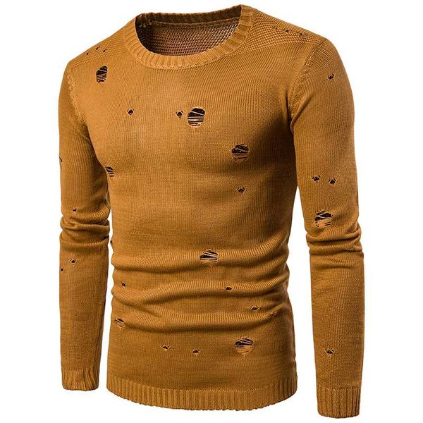 2020 fashion ripped holes design pullover menmens knitted sweaters pull homme casual long sleeve o-neck sweater men r, White;black
2020 fashion ripped holes design pullover menmens knitted sweaters pull homme casual long sleeve o-neck sweater men r, White;black