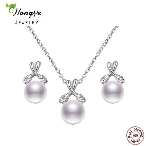 hongye 2018 selling freshwater white pearl 925 sterling silver necklace&stud earring jewelry sets for women girl for gifts, Black
hongye 2018 selling freshwater white pearl 925 sterling silver necklace&stud earring jewelry sets for women girl for gifts, Black
