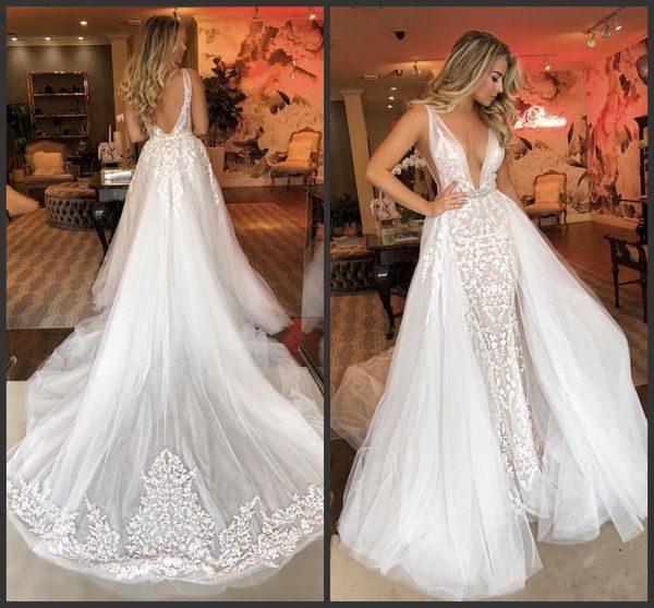 elegant 2019 new white wedding dresses with detachable train lace bridal gowns v neck backless mermaid wedding dress plus size
elegant 2019 new white wedding dresses with detachable train lace bridal gowns v neck backless mermaid wedding dress plus size