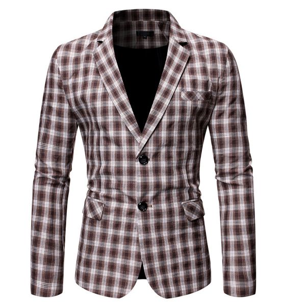 cross-border two thousand and nineteen new pattern man leisure time lattice two grains single breasted man's suit, White;black
cross-border two thousand and nineteen new pattern man leisure time lattice two grains single breasted man's suit, White;black