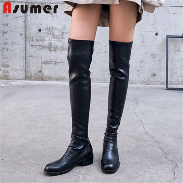 asumer 2020 new arrival over the knee boots women solid color autumn winter slim stretch boots european style prom shoes ladies, Black
asumer 2020 new arrival over the knee boots women solid color autumn winter slim stretch boots european style prom shoes ladies, Black