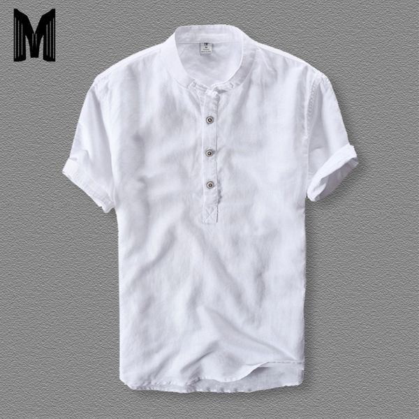 mens shirts fashion 2019 summer short sleeve slim cotton linen loose shirts male white color casual plus size y001, White;black
mens shirts fashion 2019 summer short sleeve slim cotton linen loose shirts male white color casual plus size y001, White;black