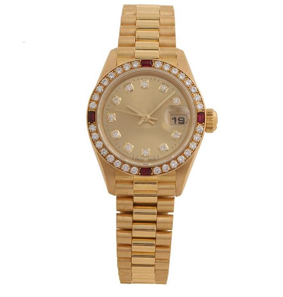 new women's automatic mechanical watch sapphire crystal 69178 gold diamond girl watch 26mm, Slivery;brown
new women's automatic mechanical watch sapphire crystal 69178 gold diamond girl watch 26mm, Slivery;brown