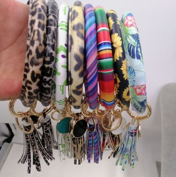 2019 leather wrap tassels bracelets key ring leopard print chain wristband sunflower drip oil bangle keychain party gift, Silver
2019 leather wrap tassels bracelets key ring leopard print chain wristband sunflower drip oil bangle keychain party gift, Silver