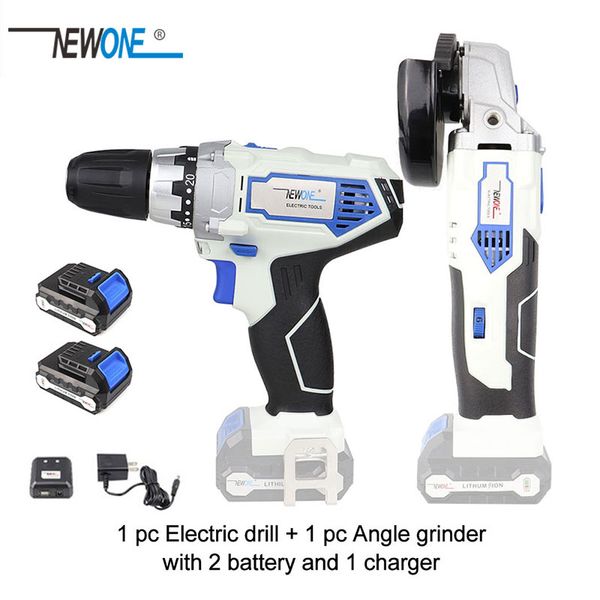 keinso/newone 12v 2000mah power tools angle grinder and electric drill with two lithium battery and one charger
keinso/newone 12v 2000mah power tools angle grinder and electric drill with two lithium battery and one charger