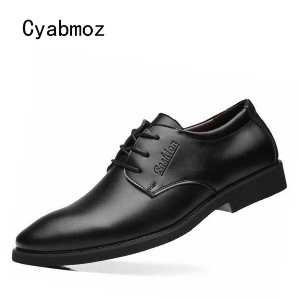 cyabmoz man shoes business black lace up pointed toe men's party dress wedding office work pu leather fashion brand men shoes
cyabmoz man shoes business black lace up pointed toe men's party dress wedding office work pu leather fashion brand men shoes