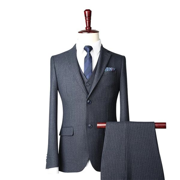 popular two button groomsmen notched lapel groom tuxedos pinstripe men suits wedding prom man blazer(jacket+vest+pants), Black;gray
popular two button groomsmen notched lapel groom tuxedos pinstripe men suits wedding prom man blazer(jacket+vest+pants), Black;gray