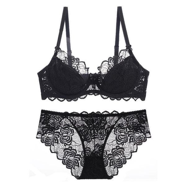 2 pcs set women lady cute lace underwear satin embroidery bra sets with panties ing, Red;black
2 pcs set women lady cute lace underwear satin embroidery bra sets with panties ing, Red;black