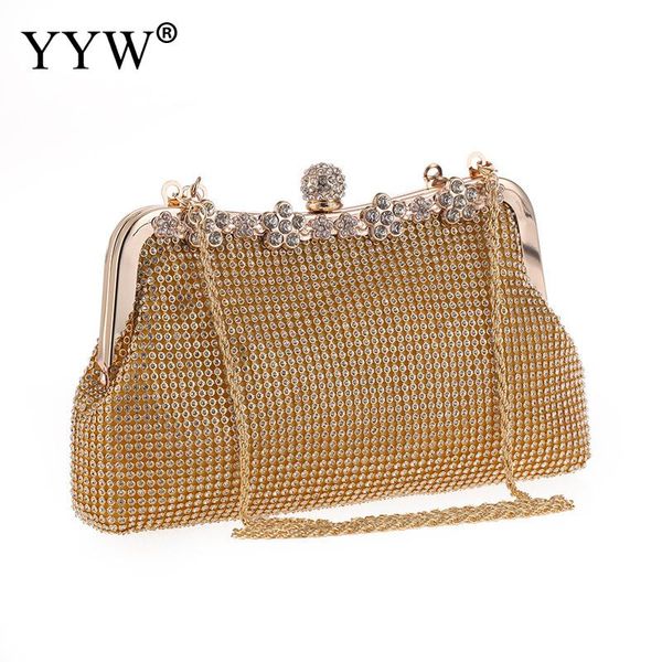 yyw dropship gold silver rhinestone wedding handbag evening party bridal purse handbags silver pochette femme crystal crossbody
yyw dropship gold silver rhinestone wedding handbag evening party bridal purse handbags silver pochette femme crystal crossbody