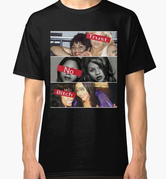 new lil kim trust не btch мђжин еѬнй tshirt ѬазмеѬ s-2xl, White;black
