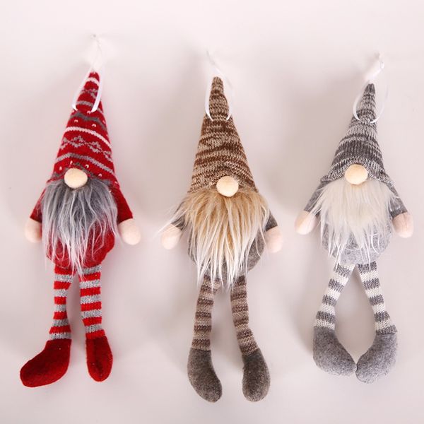 

christmas ornaments santa claus snowman elk knitted dolls merry christmas favor party decorations for home new year gift