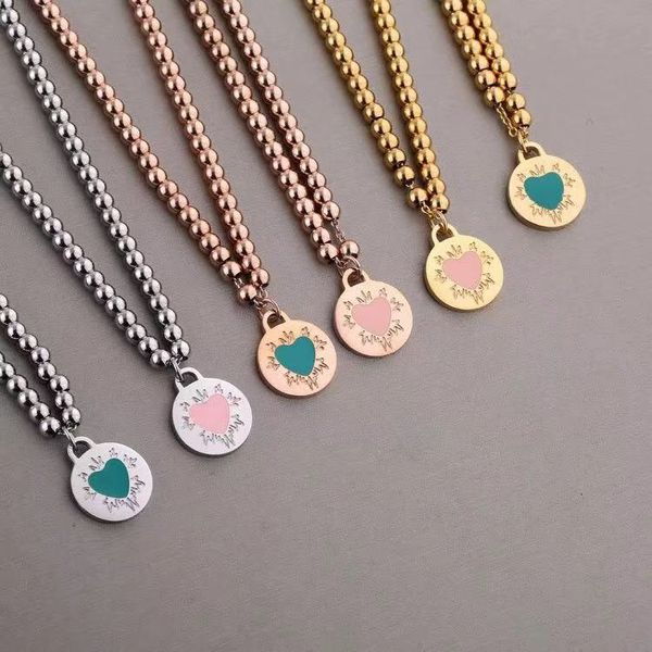 luxury designer jewelry women necklace beads for jewelry making pink blue love pendant necklace statement necklaces, Silver
luxury designer jewelry women necklace beads for jewelry making pink blue love pendant necklace statement necklaces, Silver