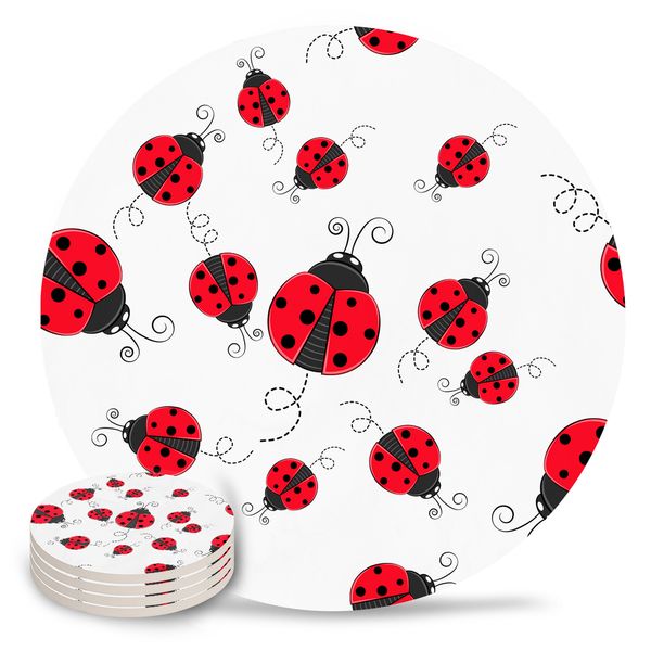 красный ladybug coaster термостойкое чашку mat кофе чай горячий напиток placemat для обеденного стола кухонные принадлежности
красный ladybug coaster термостойкое чашку mat кофе чай горячий напиток placemat для обеденного стола кухонные принадлежности
