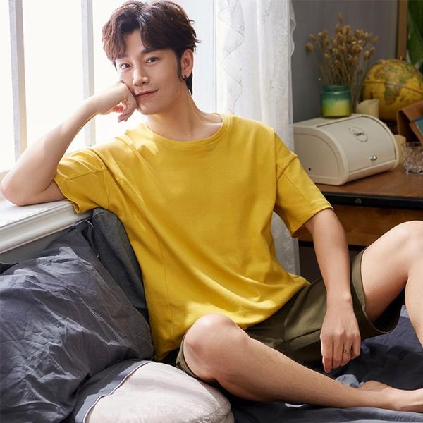 2020 summer cotton short sleeve couple pajama suit summer large loose men's and women's cotton comfortable home suit, Gray
2020 summer cotton short sleeve couple pajama suit summer large loose men's and women's cotton comfortable home suit, Gray