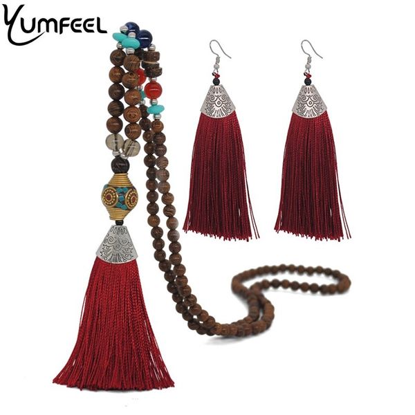 yumfeel brand handmade vintage jewelry sets nepal beads tassel pendants & necklaces tassel earrings set women gifts, Silver
yumfeel brand handmade vintage jewelry sets nepal beads tassel pendants & necklaces tassel earrings set women gifts, Silver