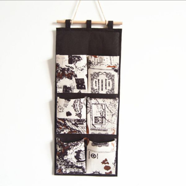 six-pocket british style cotton and linen storage hanging bag wall-mounted home wardrobe debris storage bag
six-pocket british style cotton and linen storage hanging bag wall-mounted home wardrobe debris storage bag