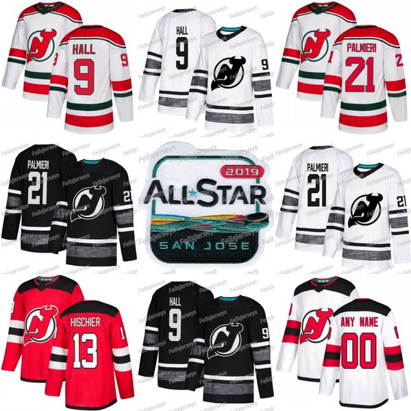 2019 All Star New Jersey Devils Taylor Hall Brian Boyle Kyle Palmieri Miles Wood Keith Kinkaid Nico Hischier Travis Zajac Schneider Jersey
2019 All Star New Jersey Devils Taylor Hall Brian Boyle Kyle Palmieri Miles Wood Keith Kinkaid Nico Hischier Travis Zajac Schneider Jersey