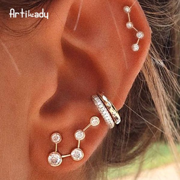 artilady ear cuff ear bone earring for women jewelry gift dropshipping, Silver 
artilady ear cuff ear bone earring for women jewelry gift dropshipping, Silver