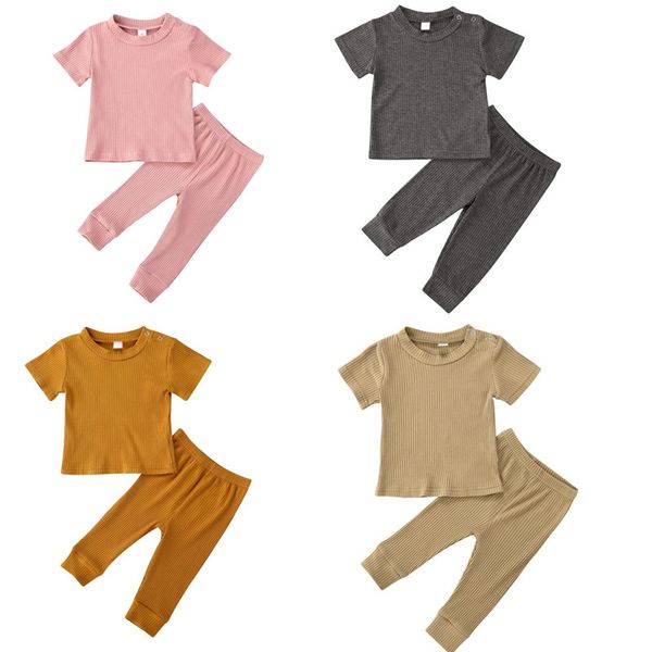 clothing sets 0-24m solid baby girls boys short sleeve t-shirt +long pants 2pcs ribbed knitted cotton outfits, White
clothing sets 0-24m solid baby girls boys short sleeve t-shirt +long pants 2pcs ribbed knitted cotton outfits, White